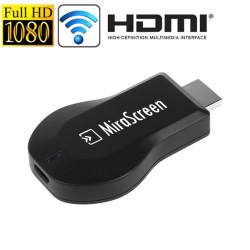 Mirascreen Wifi Display Dongle Miracast Airplay Dlna Display Receiver Dongle Black