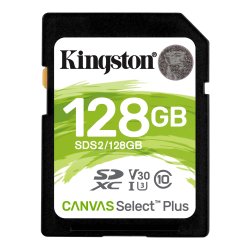 Kingston SDS2128GB Sdxc Canvas Select