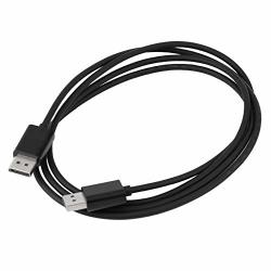 High Stability 1.8M Display Port To Displayport Dp Adapter Cable Dp Male To Dp Male Converter Adapter Cable Black Black