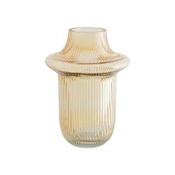 Aura Amber Decorative Vase