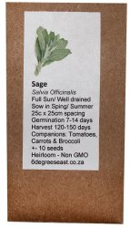 Heirloom Herb Seeds - Sage