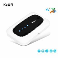 Kuwfi High Speed Wireless Pocket Router 4G MINI LTE Router With Sim Card Slot 4G Mobile Wifi Hotspot For Asia Europe Africa North America