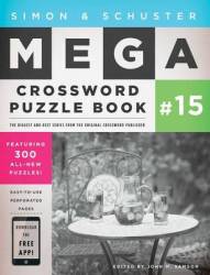 Simon & Schuster Mega Crossword Puzzle Book 15 Paperback