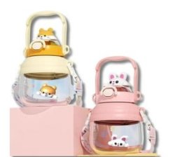 Cute 3D Hamster rabbit Water Bottle For Kids