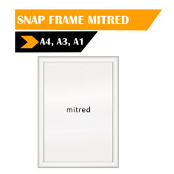 Snap Frame 25MM 32MM With Mitred Corner A4 A3 & A1 - A1 594 841MM 25MM Frame