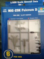 Trumpeter - Mig 29k Fulcrum D Aircraft Sets For Aircraft Carrier 1:350 Scale - Plastic Model Kit