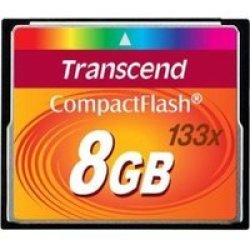 Transcend 133x Compact 8GB Flash Memory Card