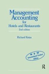 Management Accounting For Hotels And Restaurants