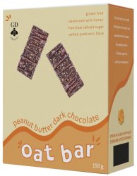 Gayleen's Oat Bars Peanut Butter Dark Chocolate