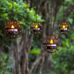 hanging ball lights garden