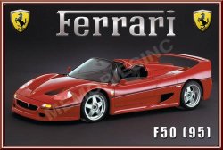 Ferrari F50 1995 - Classic Metal Sign