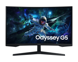 Samsung 32 Odyssey G5 G55C Qhd 1MS Mprt 165HZ Gaming Monitor