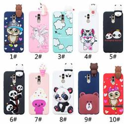 Wallet Cases Case For Huawei Mate 10 Pro huawei Mate 20 Lite Shockproof frosted pattern Back Cover Animal cartoon 3D Cartoon Soft Tpu For Mate 10