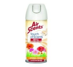 Air Scents Touch Of Scents Push Dispenser Refill Lavender & Vanilla 12 X 100ML
