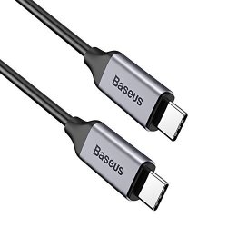 Baseus USB C To USB C Cable USB 3.1 Type C Fast Charging Cable 3.9FT Gen 2 4.3A Max For Macbook Pro Galaxy S8