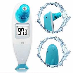 Baby-thermometer Ear And Forehead For Fever Infant-temporal-digital Thermometer For Baby And Kids-children 1PACK Dolphin Design