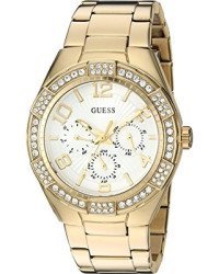 Guess Women's Quartz Stainless Steel Automatic Watch Color:gold-toned U0729l2