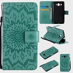 Y3 7 Wallet Case Ivy Sun Flower Y5 Lite 2017 Pu Leather Cover Wallet Phone Case For Huawei Y3 2017 Y5 Lite 2017 - Baby Green