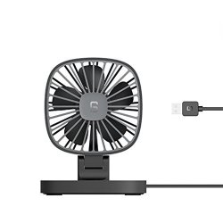 Yezijin USB 12V Portable Car Air Conditioning Cooler Desktop MINI Fan Black