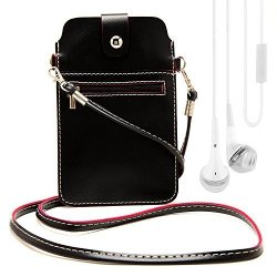 6.5 Inch Universal Pu Leather Shoulder Bag Purse Pouch Wallet Case For Sony Xperia Z4 Motorola Droid Turbo Motorola Droid Maxx
