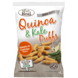Eat Real Quinoa Puffs Jalepeno & Cheddar