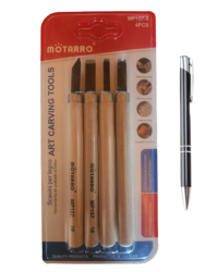 Wood Carving Chisel Set With Added Pen