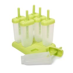 Set Of 6 - Ice Lolly Cream Mould On A Tray By Great Empire