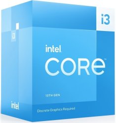 Intel Core I3 13100F 3.4 Ghz Up To 4.5GHZ 4 Core 4P+0E 8 Thread 12MB Smartcache 58W Tdp Laminar RM1 Cooler Inclu