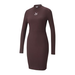 burgundy puma dress