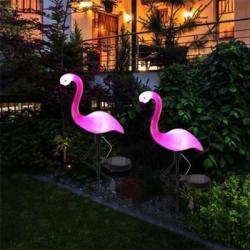 A Flamingo Solar Standing Light