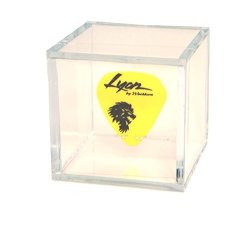 Clear Display Box Case With Guitar Pick Holder For Any Collectible Guitar Pick