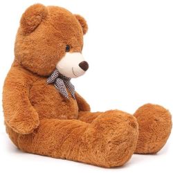Brown Stuffed Giant Teddy Bear Big Embrace 180CM Kids Doll Lovers christmas