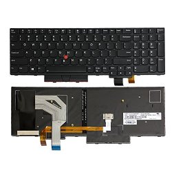 Gintai New For Lenovo Thinkpad T570 P51S Replacement Keyboard Us Backlit 01ER582 SN20M07934 SN8361BL