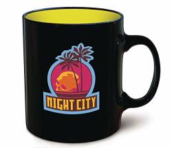 Dark Horse Deluxe Cyberpunk 2077 Night City Mug Multicolor 11 Oz