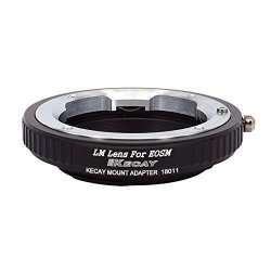 Lm-eosm Kecay Lens Mount Adapter Leica M Lens To Canon Eos M Ef-m Camera For Eos M1 M2 M3 M10 Leicam-efm