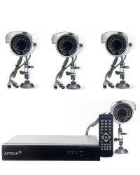 4 Channel Cctv Security Camera System Dvr Kit With Internet 3G Phone Viewing & HDMI