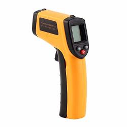 Handheld Thermometer With Lcd Display Portable Non-contact Lcd Ir Infrared Digital Temperature Thermometer Gu Yellow