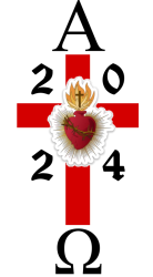 Heart Of Jesus Paschal Easter Candle - 100 X 800MM New Design