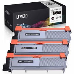Lemero Compatible Toner Cartridge Replacement For Brother TN660 TN630 TN-660 TN-630 - For Brother DCP-L2540DW HL-L2380DW MFC-L2740DW HL-L2300D HL-L2340DW MFC-L2700DW Black High Yield 3