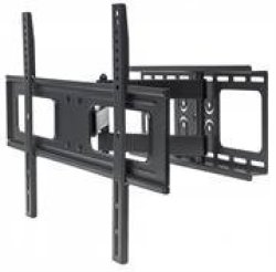 Manhattan Universal Flat-panel Tv Full-motion Wall Mount - Single Arm Supports One 37” To 70” Television Up To 50 Kg 110 Lbs. Retail Box