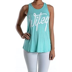 Gn Netcom Wifey' Graphic Tank Top Large Mint