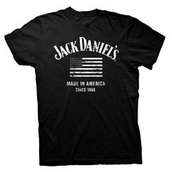 Jack Daniels Men's Daniel's Made In America Tee Black Xx-large