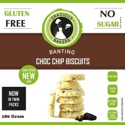 Gracious Bakers Choc Chip Biscuits 180g
