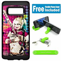 For Samsung Galaxy S8+ S8 Plus Defender Rugged Hard Cover Case - Harley Quinn Real Circles