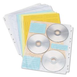 IVR39301 - Innovera Two-sided Cd dvd Pages For Three-ring Binder