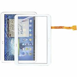 Szzm Aszz Touch Panel Digitizer For Galaxy Tab 3 10.1 P5200 P5210 White Color : Black