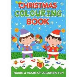Christmas Colouring Book Elves