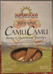 Superfoods Wildcrafted Camucamu Berry Concentrate Powder Vit. C Superfruit 100g