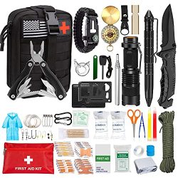 13 in 1 Professional Multifunction First-Aid Kit SOS Emergency Camping Survival  Equipment Kit Outdoor Hiking Gear Multi Tool 