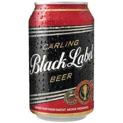 Carling Black Label Can 330ML - 6